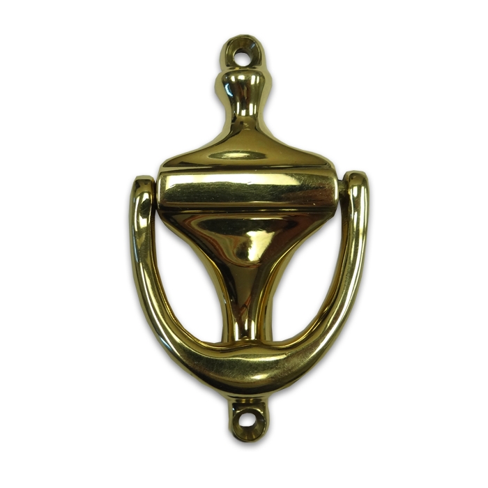 Large (8.27 inch / outlets 21 cm) vintage brass door knocker | Brass #ABE4Q1E20A